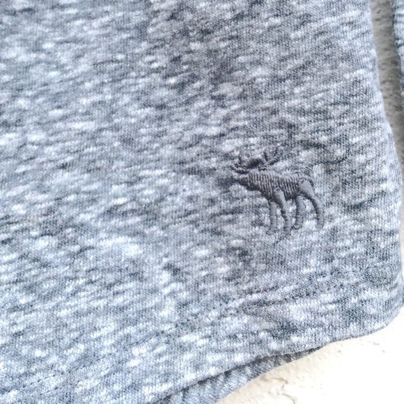 NWT - A&F Henley with Sequins, Heather Grey (XS) - Picture 4 of 5